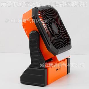 外多功露营充电风能扇F F70空MPT调钓鱼户S野营帐篷降温神器LED照