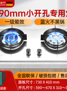 590mm小开孔小尺寸燃气灶天然气双灶煤气灶液化气九腔猛火灶