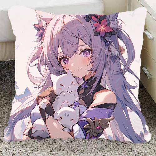 Q版刻晴抱枕原神二次元动漫周边