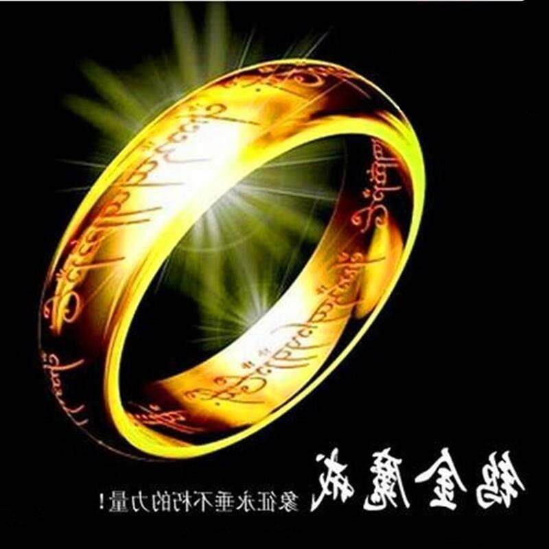 lord of the rings middle finger ring male fashion index