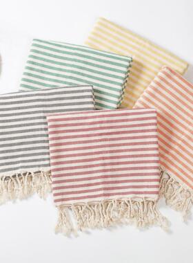 可定制logo土耳其流苏沙滩巾棉浴巾 坐垫桌布Turkish beach Towel