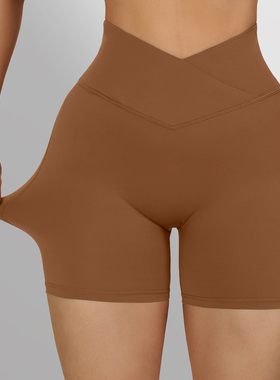 Sports Shorts Women High Waist Workout Seamless Fitness Yoga