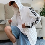 凉感防晒衣男女款冰丝防紫外线户外宽松外套夏防晒服透气皮肤衣