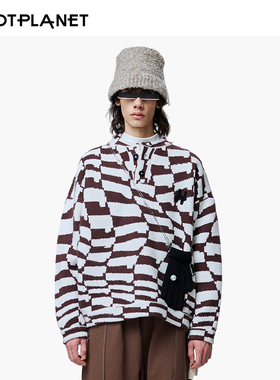 HOTPLANET毛衣男女生2025款厚款春季美式复古软糯oversize针织衫