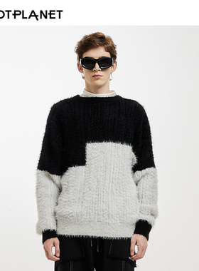 HOTPLANET毛衣男女2025新款秋冬加厚保暖慵懒风情侣高级感针织衫