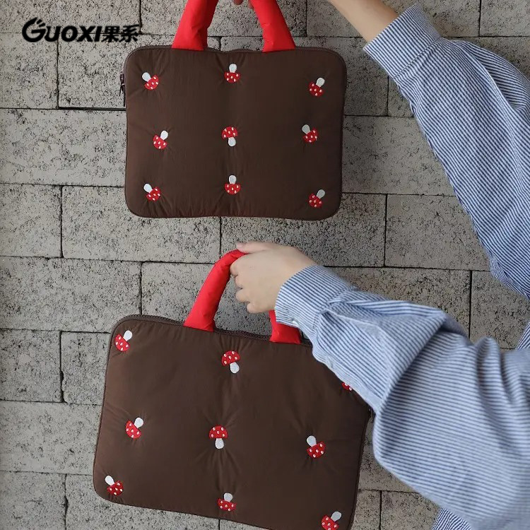 GUOXIins可爱刺绣蘑菇