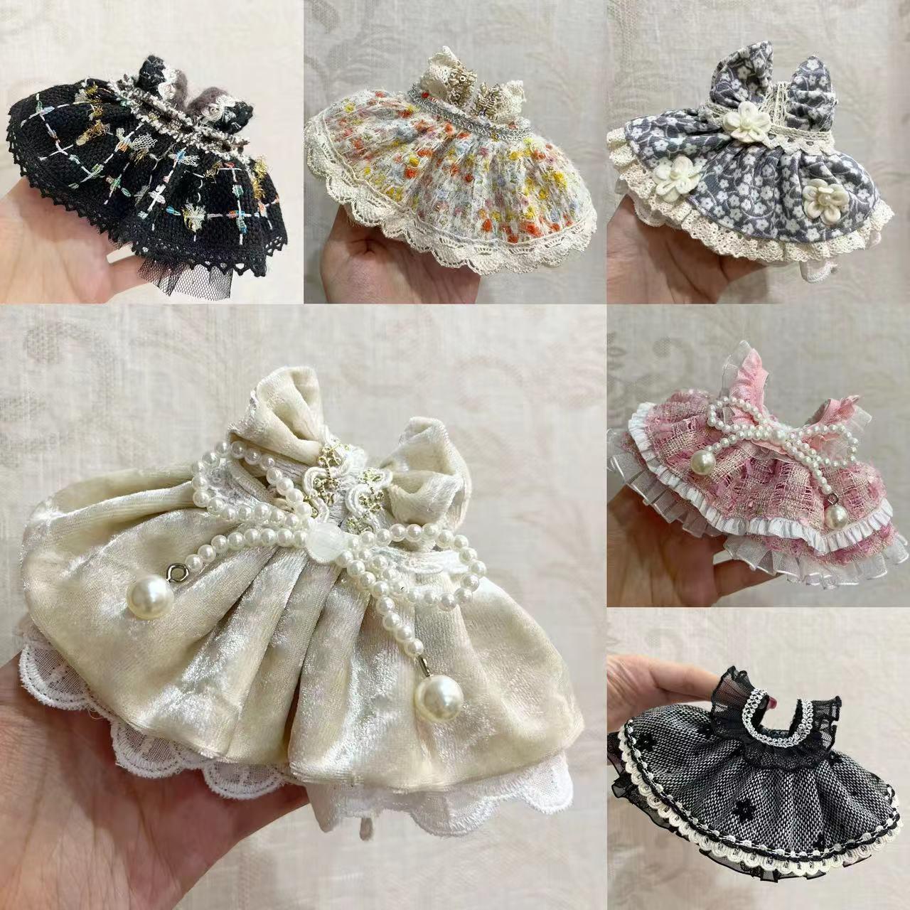 拉布布娃衣一代马卡龙衣服13cm掌