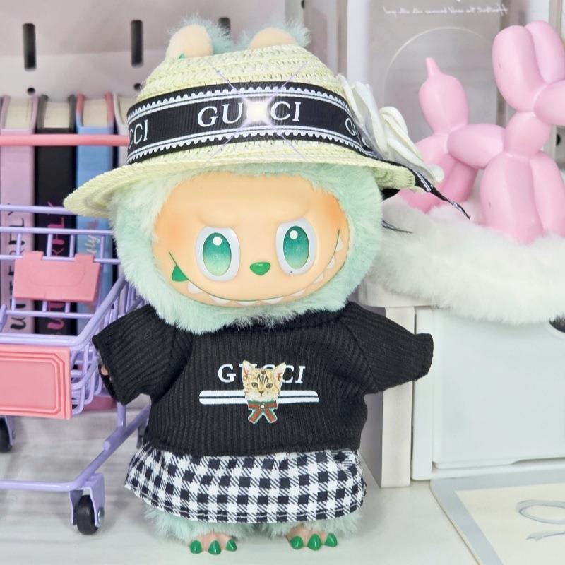 拉布布娃衣一二三代labubu衣服可