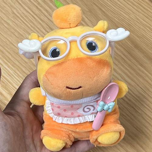 水豚噜噜娃衣套装10cm天使眼镜