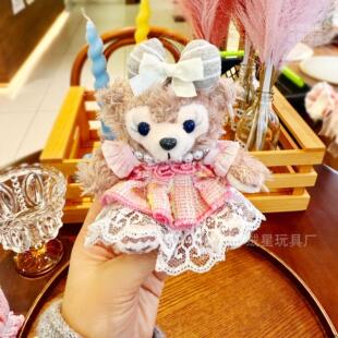 15cm娃衣玲娜贝儿衣服蕾丝毛绒公仔背带裙棉花娃娃小香风裙子换装