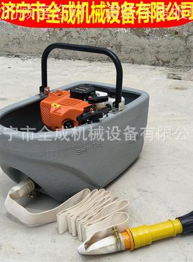 全船式喷灌机成农用自AVK吸浮式水泵浇菜仔机二程汽油抽冲水机价