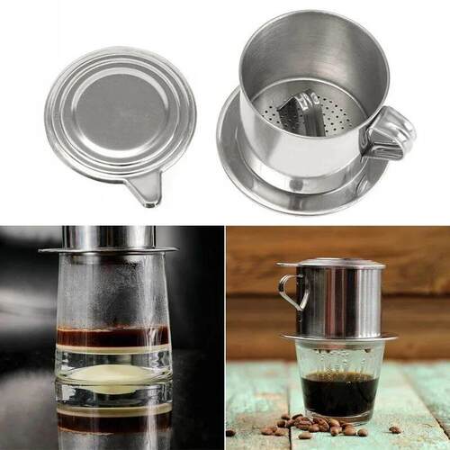 Vietnam Style Stainless Steel Coffee Drip Filter Maker Pot I