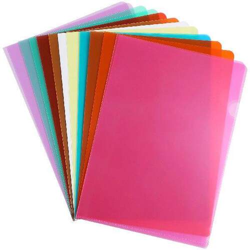 16 Pcs Folder Folders Paper Protective Sleeve Transparent