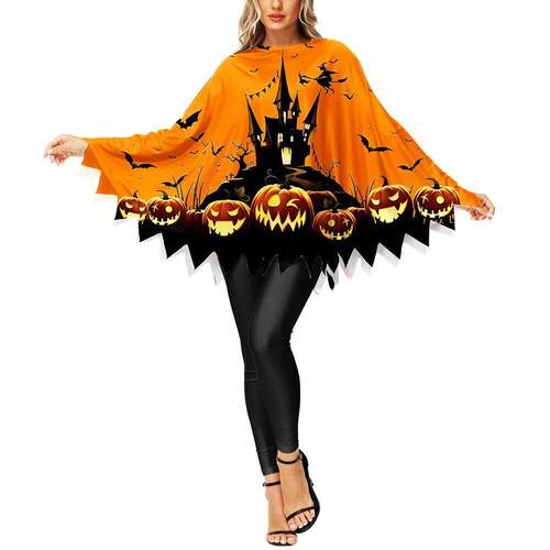 Adult Men Women Cute White Ghost Demon Cape Cosplay Costume