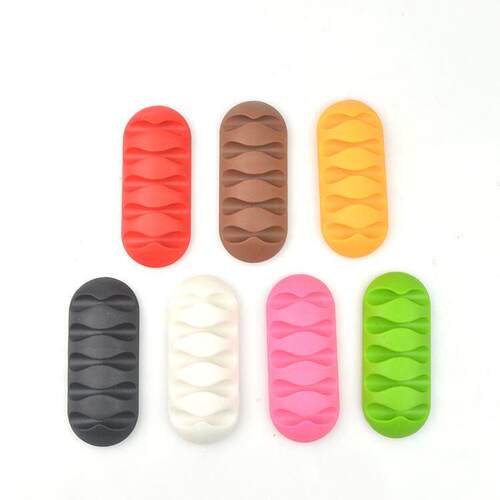 Cable Holder Organizer Cord Desk Wire Clips Self-Adhesive