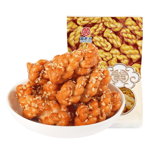 黄老五小麻花408g葱香味原味麻花酥酥脆休闲零食四川小吃