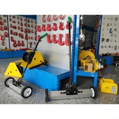 手推式 吸铁车车间拾铁器磁力钢丸铁屑清扫车地面除铁器强磁轻型清