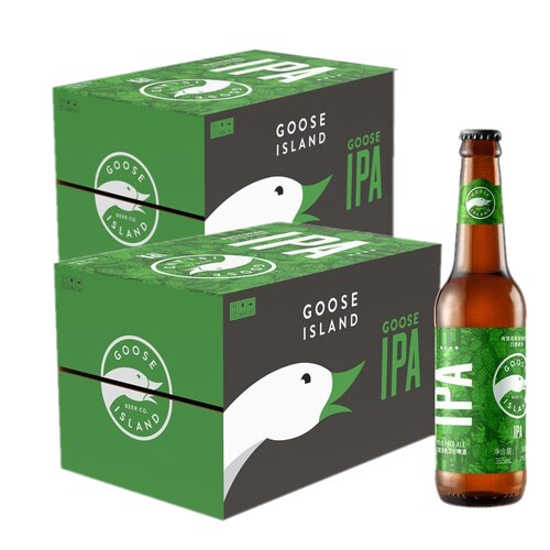 鹅岛IPA印度淡色艾尔啤酒355ml24瓶整箱特价精酿啤酒GOOSE ISLAND