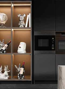 速发轻奢摆酒架酒柜装饰品红件简约家室客厅电视柜办公居桌面摆设