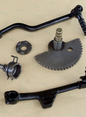 速发优H100T小公主GCC喜悦W悦适用五羊S托R摩C车脚起动杆轴启动爪