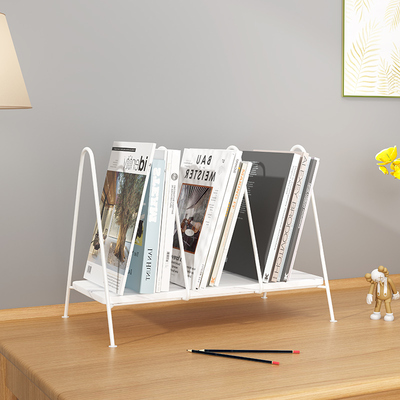 速发报刊杂桌架纳面儿童收桌置物架落地办公志复古日式小书架