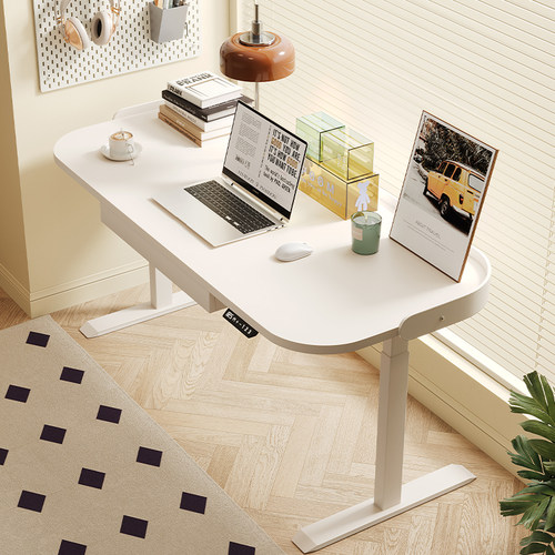 速发实木电家桌智能电动升降桌可书降电竞桌子脑用学习工作台办公