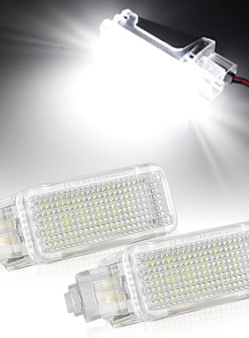 适用于奥迪A4L A6L A3Q3Q5Q7A7A8LTT专用LED脚窝灯车门灯后备箱