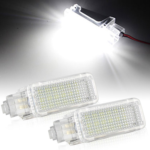 适用于奥迪A4L A6L A3Q3Q5Q7A7A8LTT专用LED脚窝灯车门灯后备箱