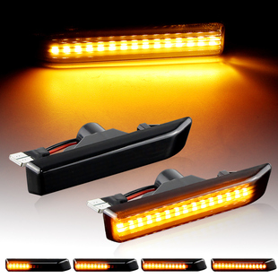 E36 适用宝马99 E53 M3流水叶子板灯转向灯侧边灯信号灯 06款