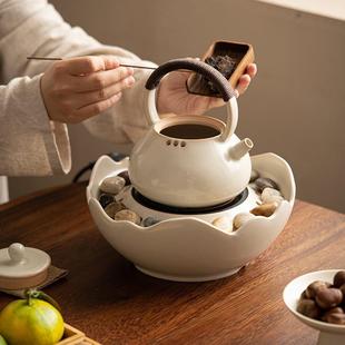 电炉煮茶器煮茶炉全套装 围炉煮茶电陶炉家用室内中式 烤茶炉烧水壶