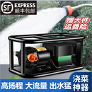 浇水神器12v家用抽水泵抽水机大流量农用灌溉水泵大浇菜机 充电式