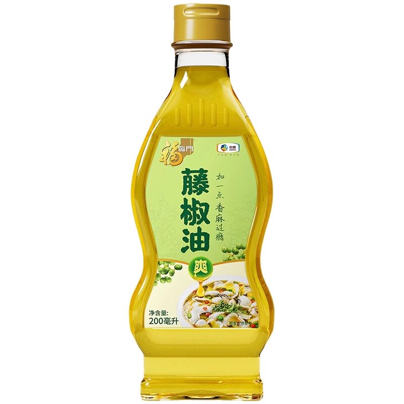 福临门藤椒油200ml特麻特香四川特产拌菜藤椒油麻油家用 中粮出品