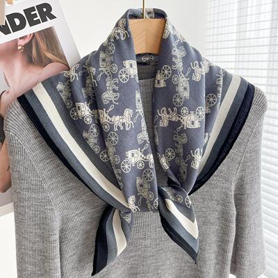 70 silk fabric square scarf for women headscarf 方巾女领巾