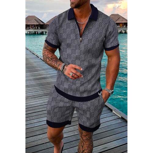 Printed POLO Short Sleeve Men