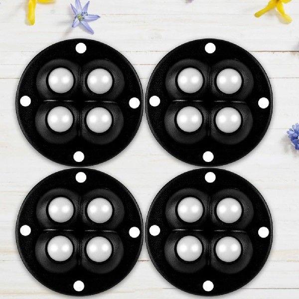 Self Adhesive 4pcs Swivel Caster Wheels 360 Degree Free