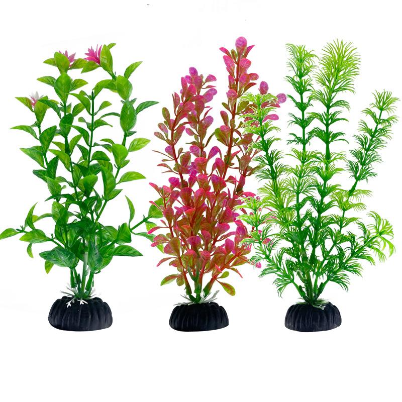 1-5 Simulation Artificial Plants Aquarium Decor Plastic Unde