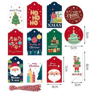 label Christmas decoration Gift card圣诞节吊牌节日卡片 tags