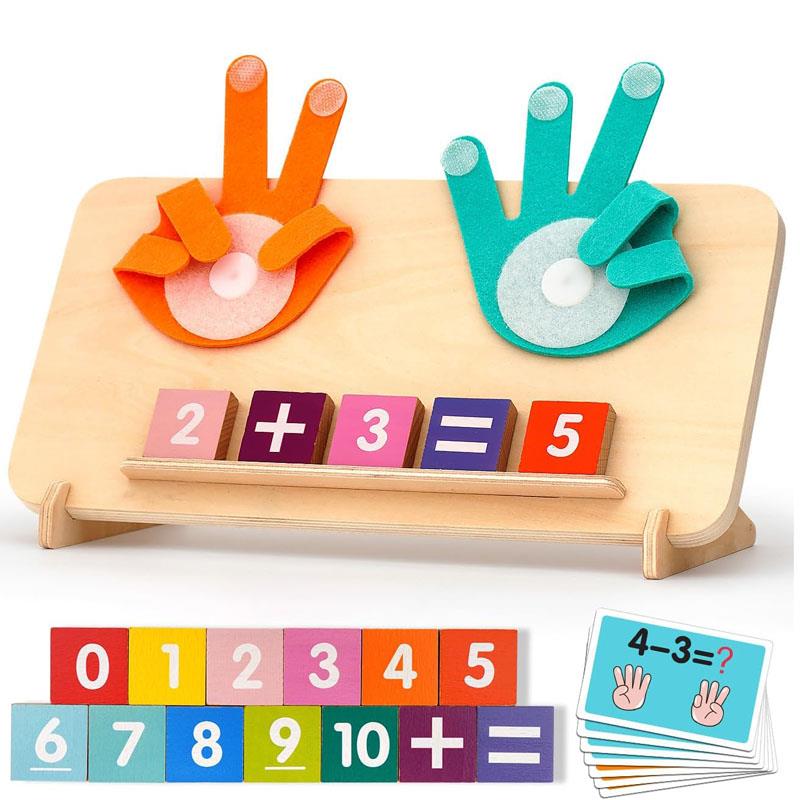 Educational Math manipulatives Number Counting Blocks Toys
