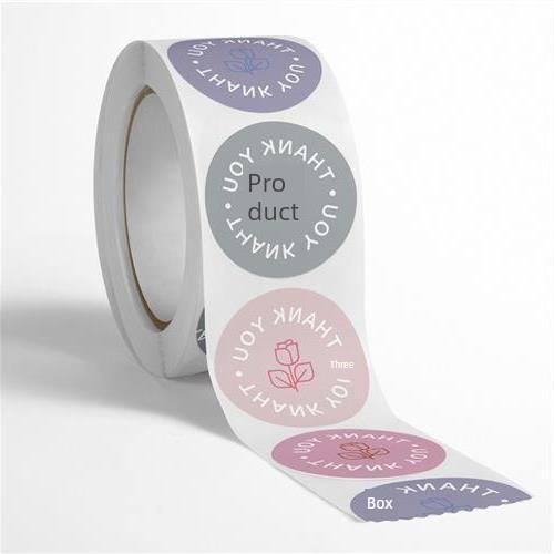 Rose Sticker Thank You Sticker Gift Box Sticker礼盒感谢贴纸