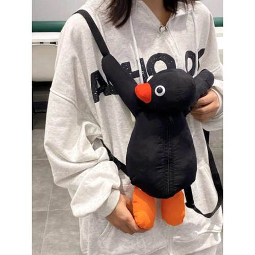 Cartoon Funny Cute Cuddle Penguin Backpack Fashion Personali