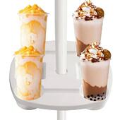 Table And Tray With Umbrella Holder Beach Cup Snack