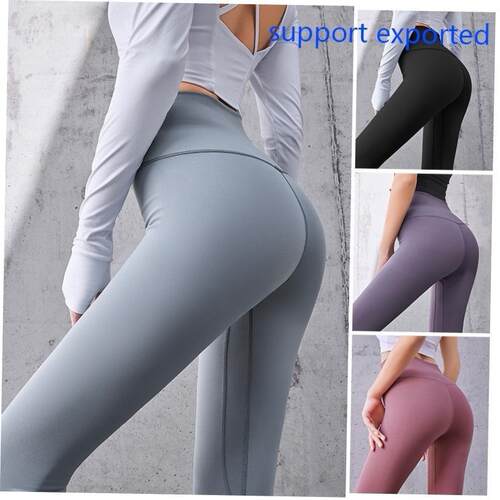 Yoga Pants womens peach fitness clothes tights high waist e