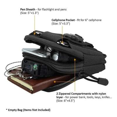 Outdoor Men Waist Pack Bag Pouch Waterproof Tactical Militar