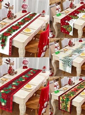 Christmas Table Runner Merry Christmas Decoration for Home T