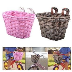 Handwoven Kids Detachable Basket Bicycle Bike