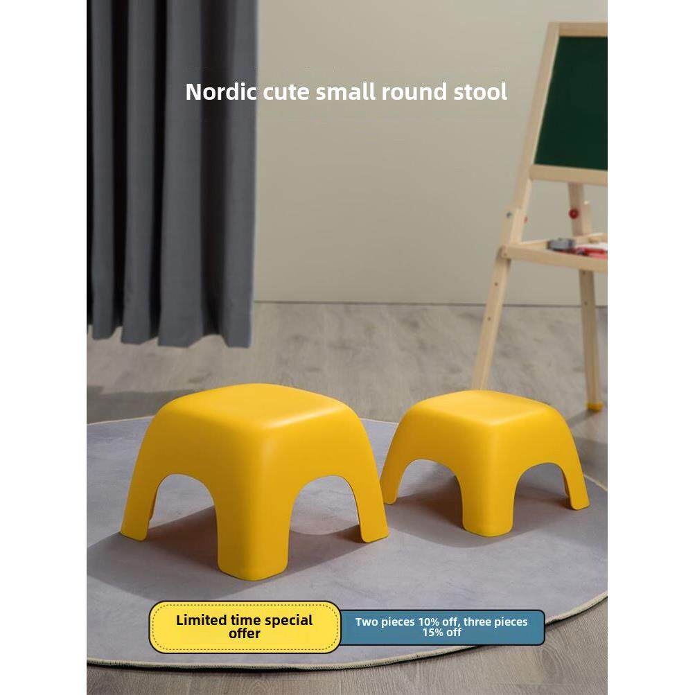 Thickened antiskid stool plastic stool baby chair footstool - 实物图