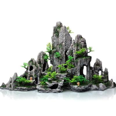 Plant rockery multi-style aquarium decorations, fish tank de