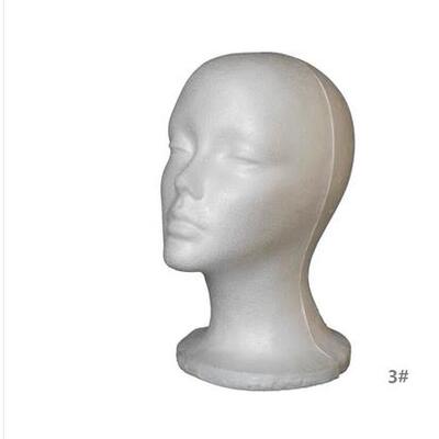 female styrofoam mannequin manikin head model foam wig hai
