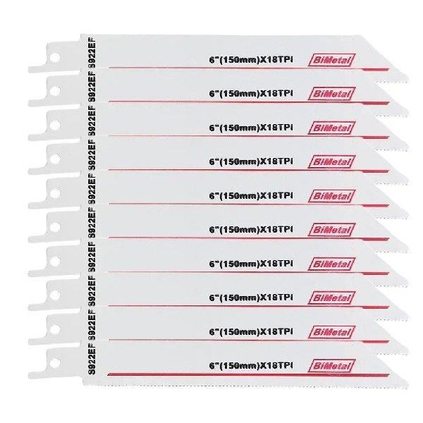 10pcs S922EF Reciprocating Saw Blades Bi-metal Wood Pruning