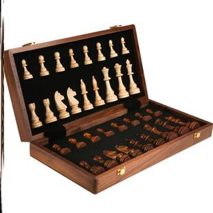high wood gradesuit large chessboard棋盘 Chess folding solid